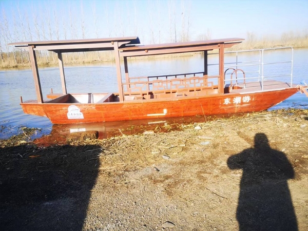 鋁合金仿木質傳統結構搖櫓船